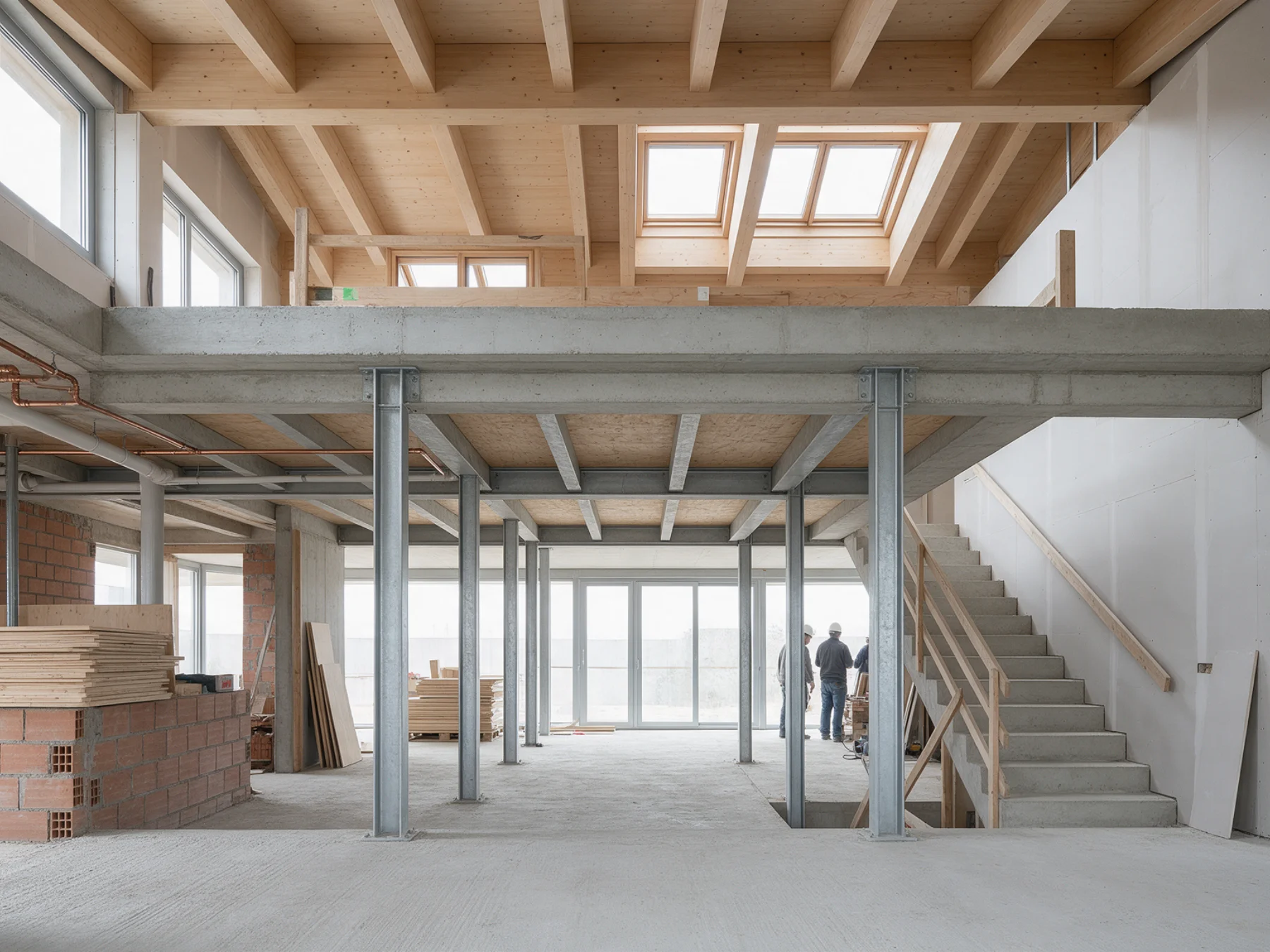 Construcción de casas, apartamentos y bodegas